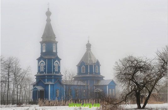 The Intercession church in Oleksandrivka village